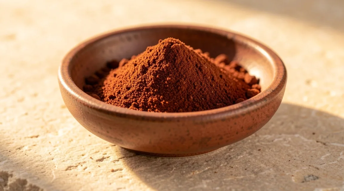 Maca root powder in a bowl